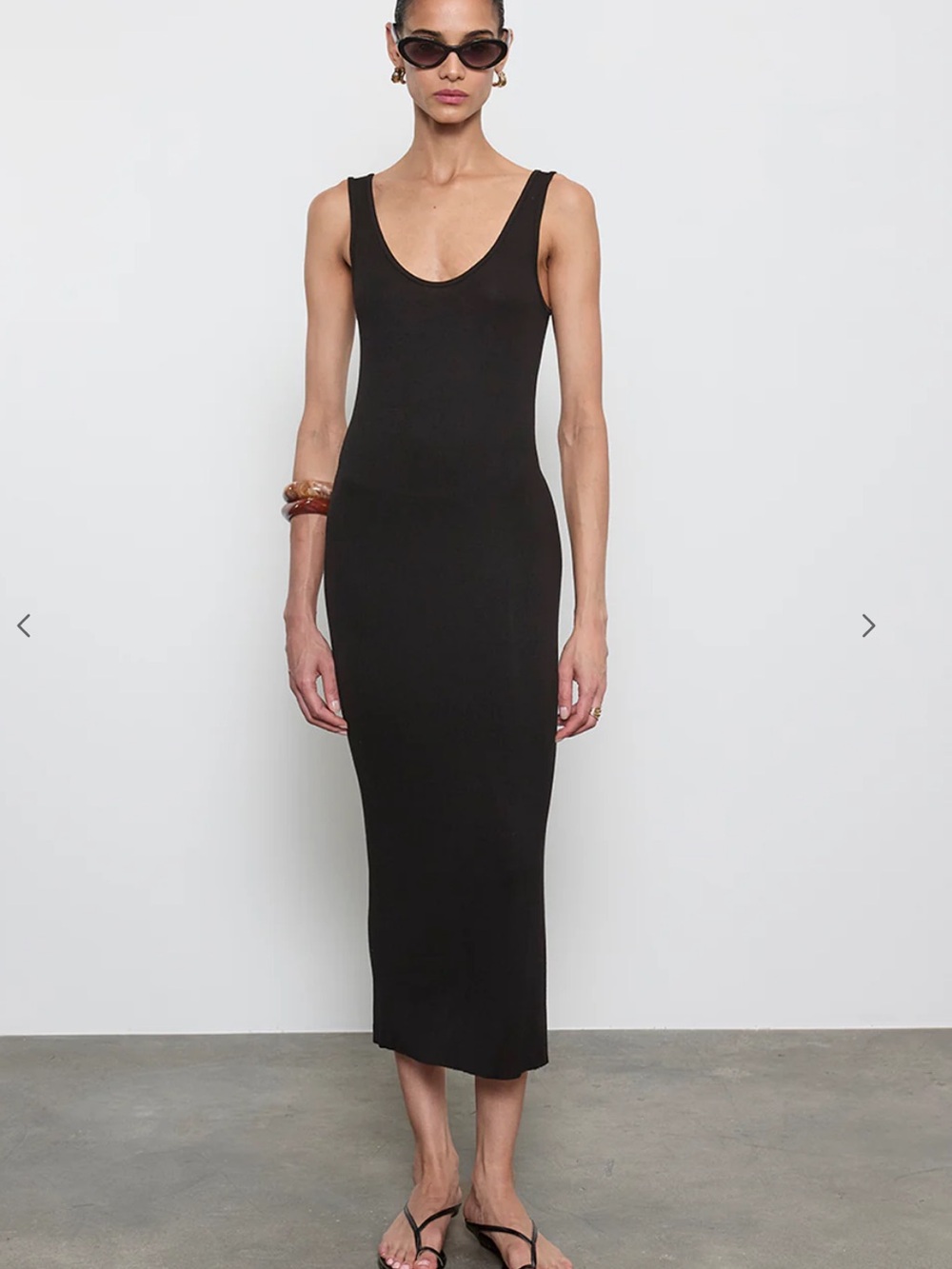 COS Ribbed Tank Long Dress